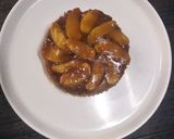 A picture of step 8 of Caramel Apple upside Down Cake.