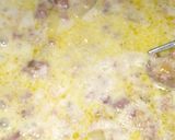 Foto langkah ke 2 dari resep Beef Fettucine carbonara.