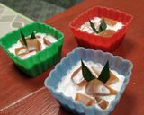 Foto langkah ke 3 dari resep Kue Keranjang Santan Kukus.