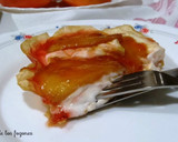 Foto del paso 1 de la receta: Canastillas de caqui sobre mus de queso 
