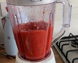 A picture of step 1 of Strawberry Ice cream.