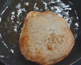 A picture of step 4 of Fennel and mint potato with poori.