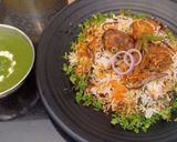 A picture of step 6 of Dum Aloo Biryani.
