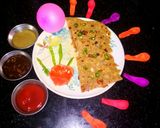 A picture of step 7 of Poppy seeds and dessicated coconut paratha.