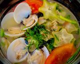 Hình bước làm 6 của món Canh Nghêu Nấu Khế, Thì Là