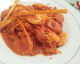Foto langkah ke 5 dari resep Balado krecek & udang.