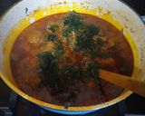 A picture of step 9 of Egusi soup.