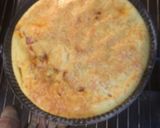 Une image de l'étape 9 de Quiche mexicaine accompagnée de jambon et chorizo.