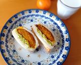 A picture of step 5 of Sautéed Cabbage Croquette Sandwich.