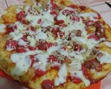 Foto langkah ke 8 dari resep Pizza Teflon Simple Empukk.
