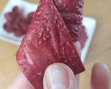 Une image de l'étape 8 de 🫐''Cuir'' de fruits framboise banane.