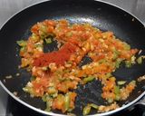 A picture of step 5 of Masala macaroni.