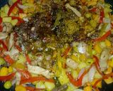A picture of step 5 of Stir fry Potato soup.