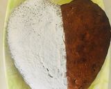 Foto del paso 5 de la receta: BUDIN CON AVENA EN HOJUELAS Y CORAZÓN DE 🥥COCO🥥 Y CHIPS DE 🍫CHOCOLATE🍫