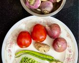 A picture of step 1 of Turnip (Shalgam) Ka Bharta.