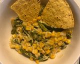 A picture of step 7 of Rajas with Cream, Cheese, and Corn.