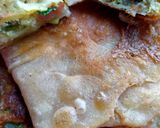 Foto langkah ke 6 dari resep Martabak telur isi daging dan sosis.
