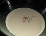 A picture of step 1 of Basundi.