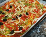 Foto del paso 15 de la receta: Pizza de Irma con pollo y queso de cabra