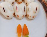 Hình bước làm 2 của món Thỏ ngọc và cà rốt