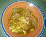 A picture of step 1 of Beef pepper soup.