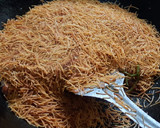 A picture of step 4 of Sewai upma (vermicelli upma).