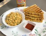 A picture of step 8 of Tandoori Mayo Paneer Grilled Sandwich.