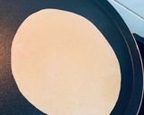 A picture of step 3 of Phulka. Phulli hui chappati.