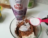 Foto del paso 3 de la receta: Brownie cetogénico helado / Keto brownie choco balls