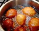 Foto del paso 3 de la receta: Buñuelos de viento rellenos de crema pastelera para Halloween👻