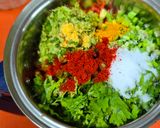 A picture of step 3 of Green Garlic Mix Dal Dhokla.