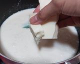 Foto langkah ke 1 dari resep Puding Lapis Anyaman Tiga Rasa.