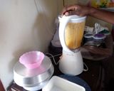 A picture of step 1 of Viazi Karai - Three ways and Mango juice.