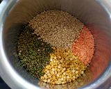 A picture of step 1 of Mixed Daal Vada.