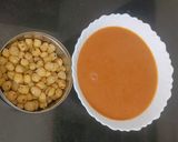 A picture of step 12 of Rooted Warmth Carrot–Ginger Soup (with Protein Chhole Crunch).