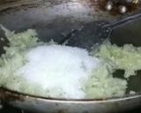 A picture of step 3 of Lauki ka halwa.