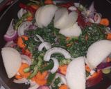 Foto del paso 3 de la receta: Mulita y peludo con verduras a la Olla