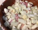 Une image de l'étape 6 de Chevreau mariné façon créole aux oignons,épices,citron et herbes aromatiques.