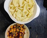 A picture of step 7 of Conchiglie in Walnut Sauce(Salsa Di Noci).