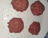 Pas rețetă Smash burger cu chiflă integrală și cartofi la cuptor 4 fotografie