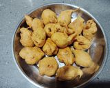 A picture of step 1 of Bihari Style Kadhi Badi.