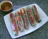 Hình bước làm 11 của món Bò Bía Mặn