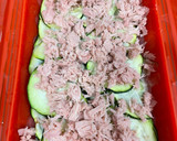 Foto del paso 3 de la receta: Calabaci-Pizza (En recipiente Lékué)