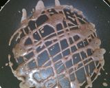 Foto langkah ke 4 dari resep Roti Jala Coklat a.k.a sarang laba-laba.