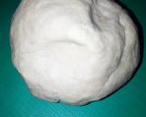 A picture of step 1 of Potatoe puri.