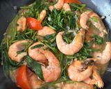 Foto langkah ke 3 dari resep Tumis sayur udang.