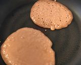 Foto del paso 3 de la receta: Pancakes proteicos chocolate - panqueques (con harina)