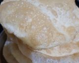 A picture of step 5 of Chana Puri.