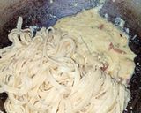 Foto langkah ke 4 dari resep Fettuccine carbonara.