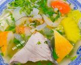 Hình bước làm 6 của món Bún cá- chả cá - sứa Nha Trang